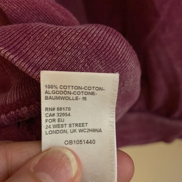 Free People Sweet Myrtle Oversized Vintage Wash LS tee, size S, pre-loved - Picture 13 of 13